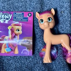My Little Pony Sunny Starscout 6” (15cm) Poseable Figure w/ Accessories - New In Box (Plain Cardboard Packaging)