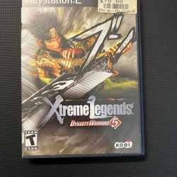 PS2 dynasty warriors 5 xtreme legends game