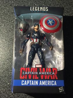 Captain America with shield Action Figure Captain America Civil War, build a figure Giant Man by hasbro and marvel