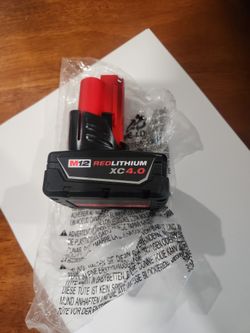 Milwaukee M12 Battery 4.0Ah 