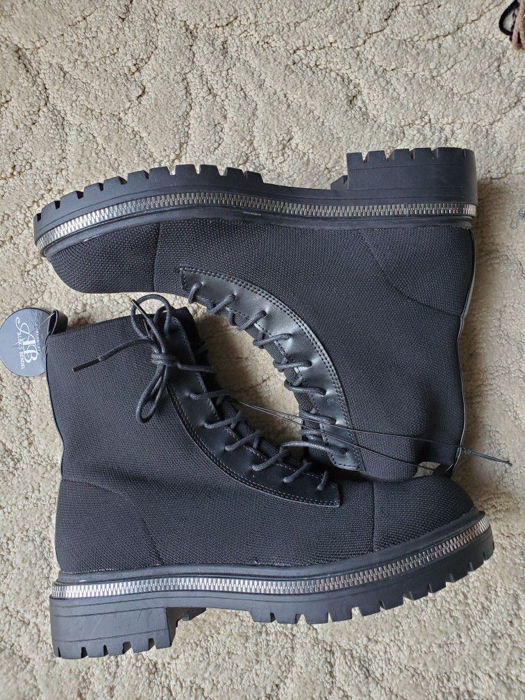 BNWT Comfort by Alexis Bendel Combat Boots | Size 7.5 | Women's | Slip on PPU