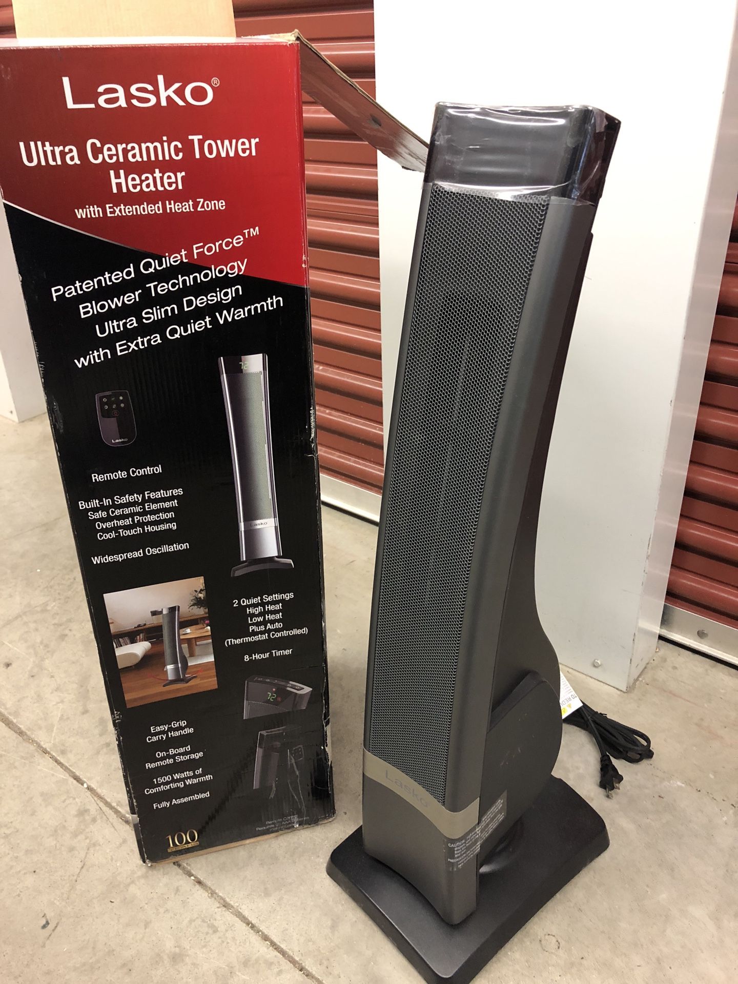 New-50% off- Lasko Ultra Ceramic Tower Heater w Remote 1500 watt - ct30710  - black for Sale in Cincinnati, OH - OfferUp