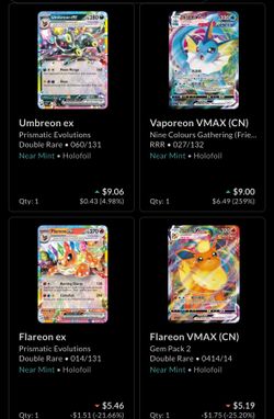 Pokemon Lot - Eeveelutions