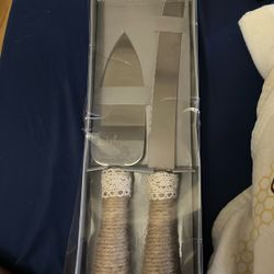 New Wedding Cake Knife Set