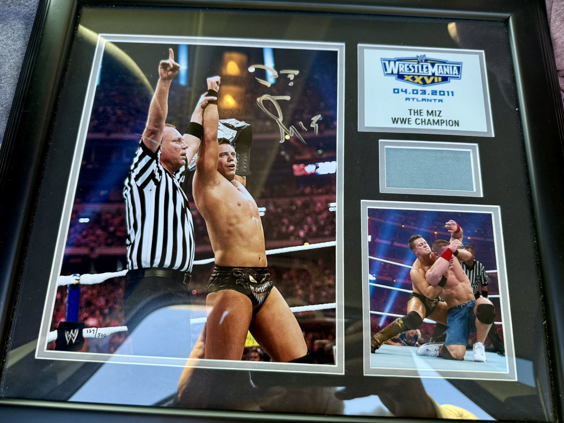 The Miz 2011 Wrestle mania Rare 127 Of 500