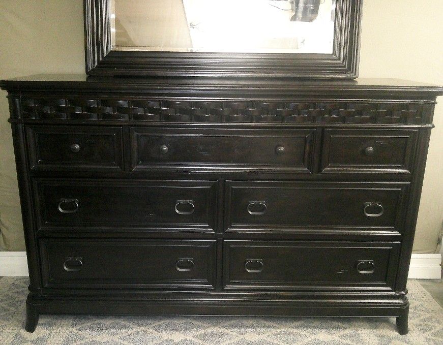 Vaughan Furniture Co. Wood 7 Drawer Dresser and Nightstand - Delivered
