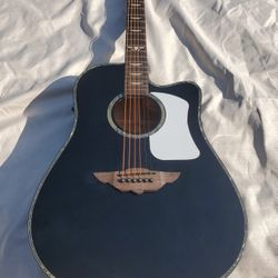 Keith Urban Acoustic Electric Guitar With Amp, Case, Capo