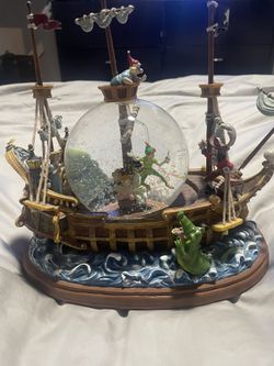 Vintage Peter Pan Snow Globe