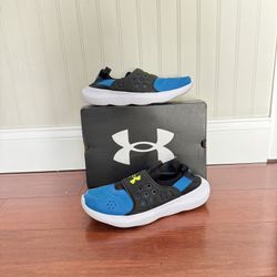 Under Armour Runplay Running All Year Sneakers Big Kids Black Blue Eu 40 US 7