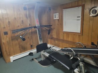 2010 Lightly Used Bo flex Cable Functional Trainer with Lat Bar 250 lbs - Warwick, RI