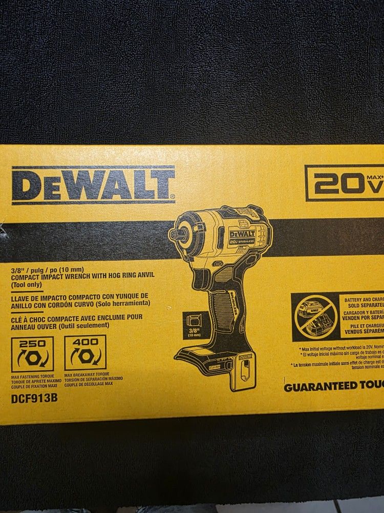 Dewalt 20v 3/8 Impact Wrench, Tool Only