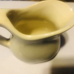 Antique Stone Ware Small Milk Or Creamer 4 inches NO CHIPS !!!!!!!