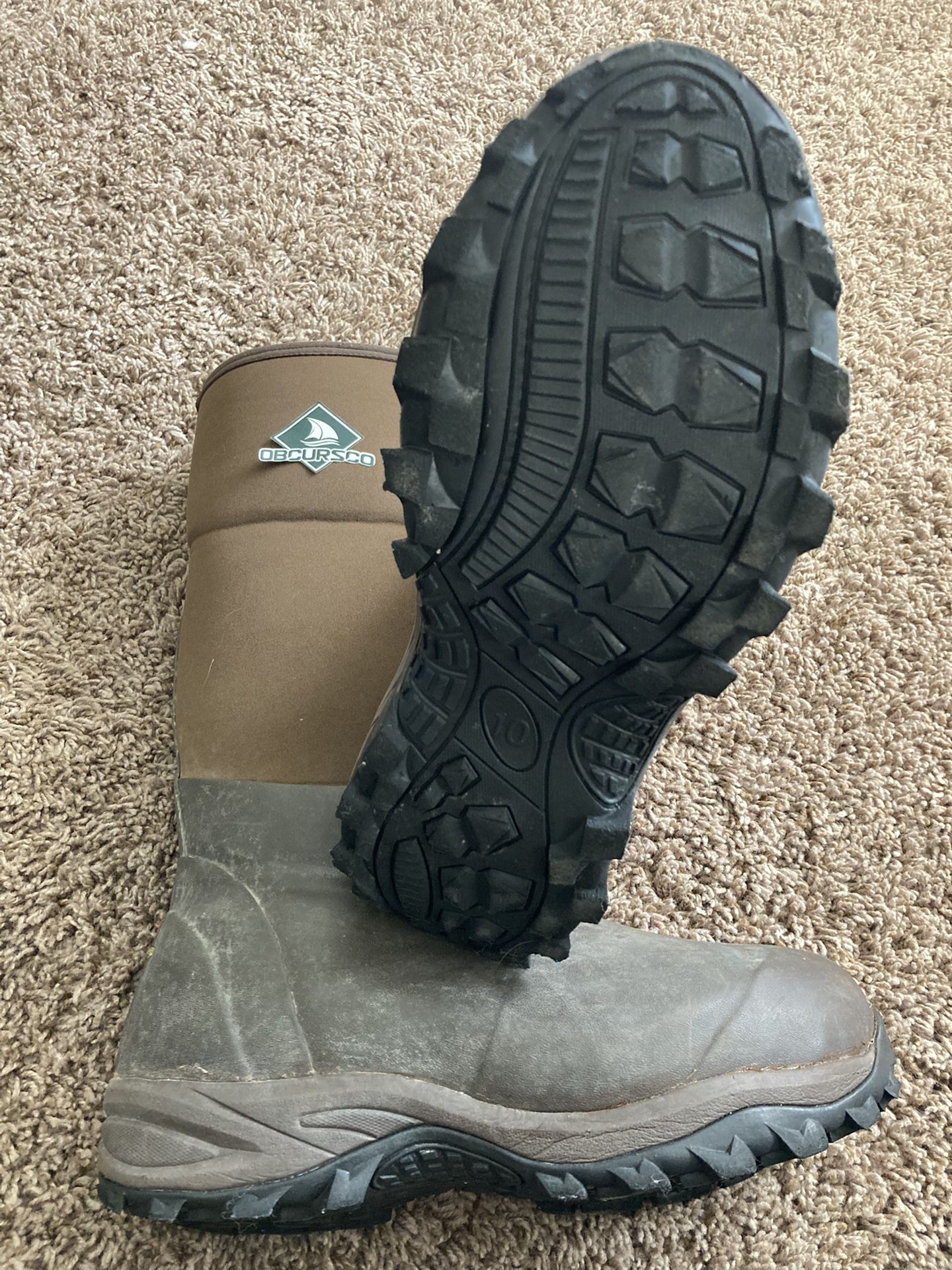 Obcursco muck boots (Great Condition- Only Worn Twice)