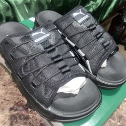 PUMA RS Slides 2 'Black Silver'