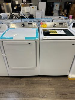 Samsung Top Load Washer & Dryer Set Take It Home In Payments Please Read Description