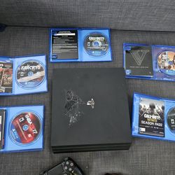 Play Station 4 pro 1Tb with games!!!