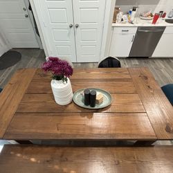 Solid Wood Dining Room Set