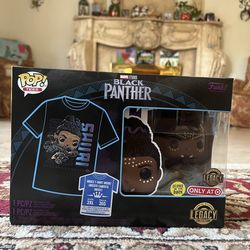 Funko POP Tees - Black Panther Shuri Shirt And #876 Figure Size 2XL New