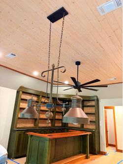 Antique Billiard Table light pendant