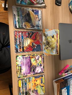 Pokemon GX large cards Charizard