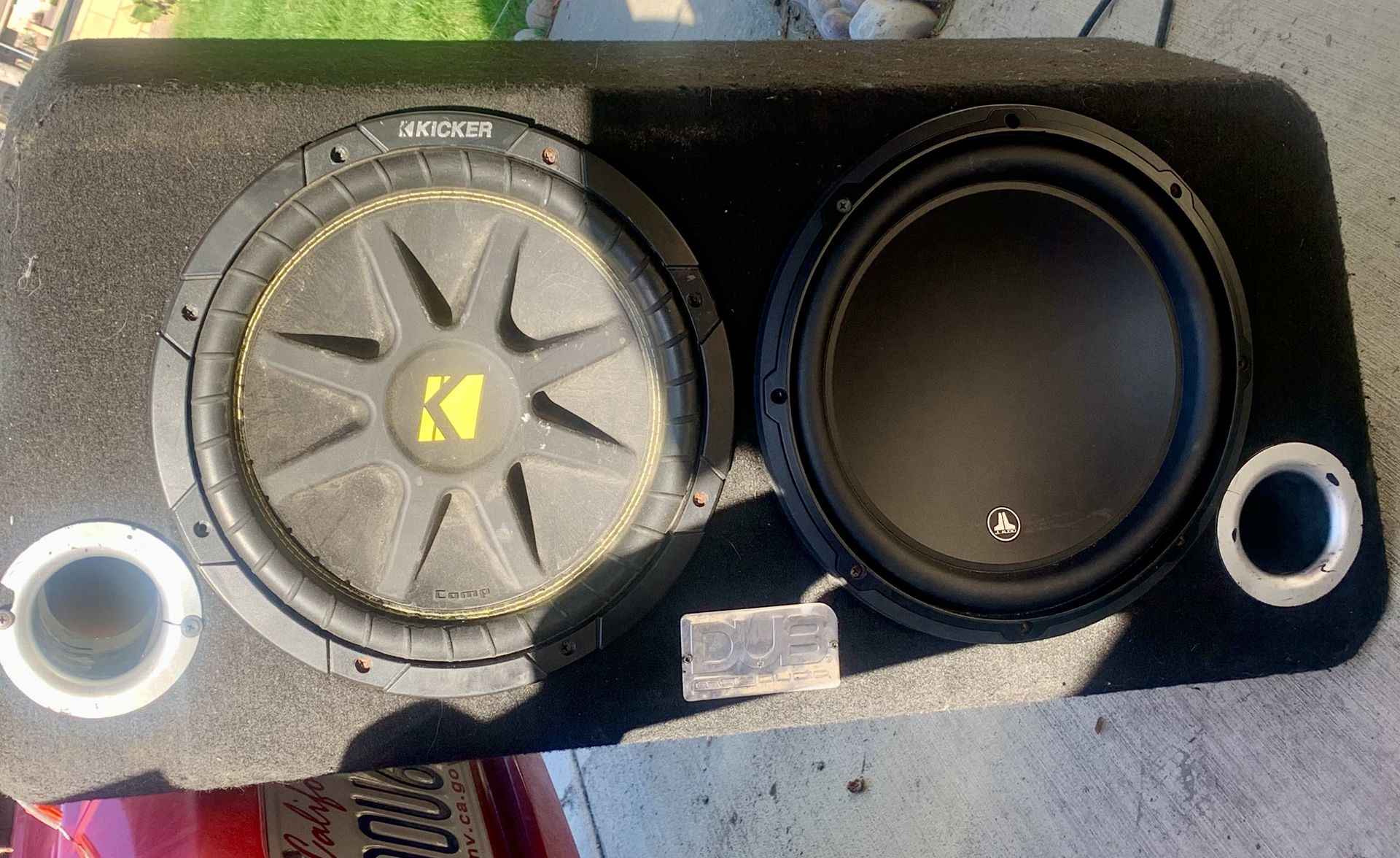12” Subwoofer DUB Bandpass Enclosure & Subs