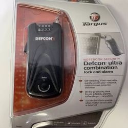Targus Defcon 1 Ultra PA400U Black Notebook Computer Security System for Laptop