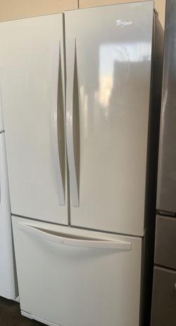Whirlpool French Door  White Refrigerator
