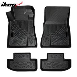 Fits 2015-2026 Ford Mustang Floor Mats All Weather Protection Liners TPE Carpet Black
