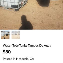 Water Totes/tanks 