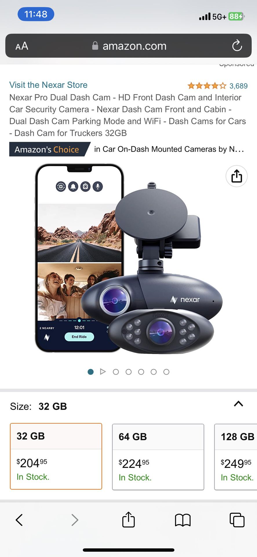 Car Dash Cam Nexar Pro for Sale in Columbia, MD - OfferUp