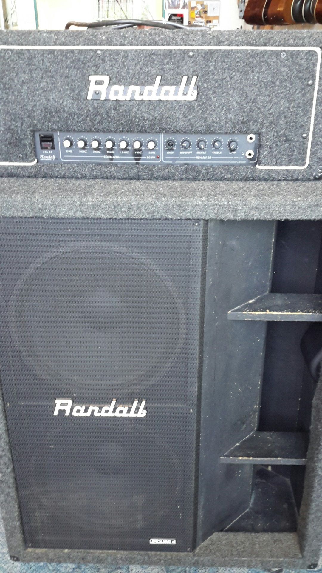 RANDALL RBA 500 ES BASS HEAD and RANDALL JAGUAR 2x15 BASS Cabinet