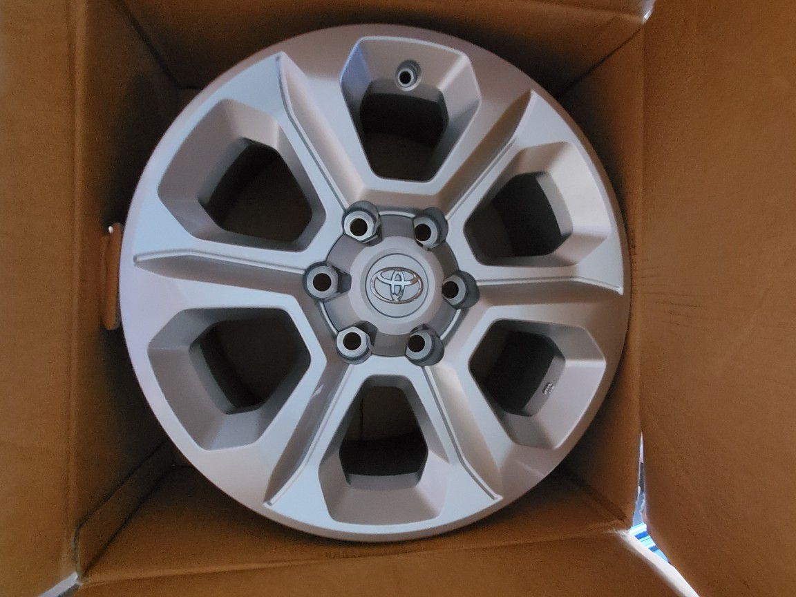 Toyota 17" TRD aluminum wheels