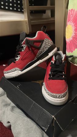 Air Jordan Spizike Red Cement Sneakers