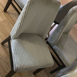 Corduroy Dining Chairs 