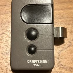 CRAFTSMAN GENUINE GARAGE DOOR OPENER 3 BUTTON TX2028 HBW2028 USED WITH VISORCLIP