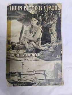 Very Rare John Steinbeck Publication First Edition 