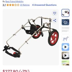 Large dog wheelchair
