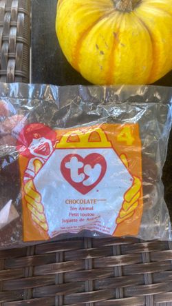 Chocolate moose beanie baby