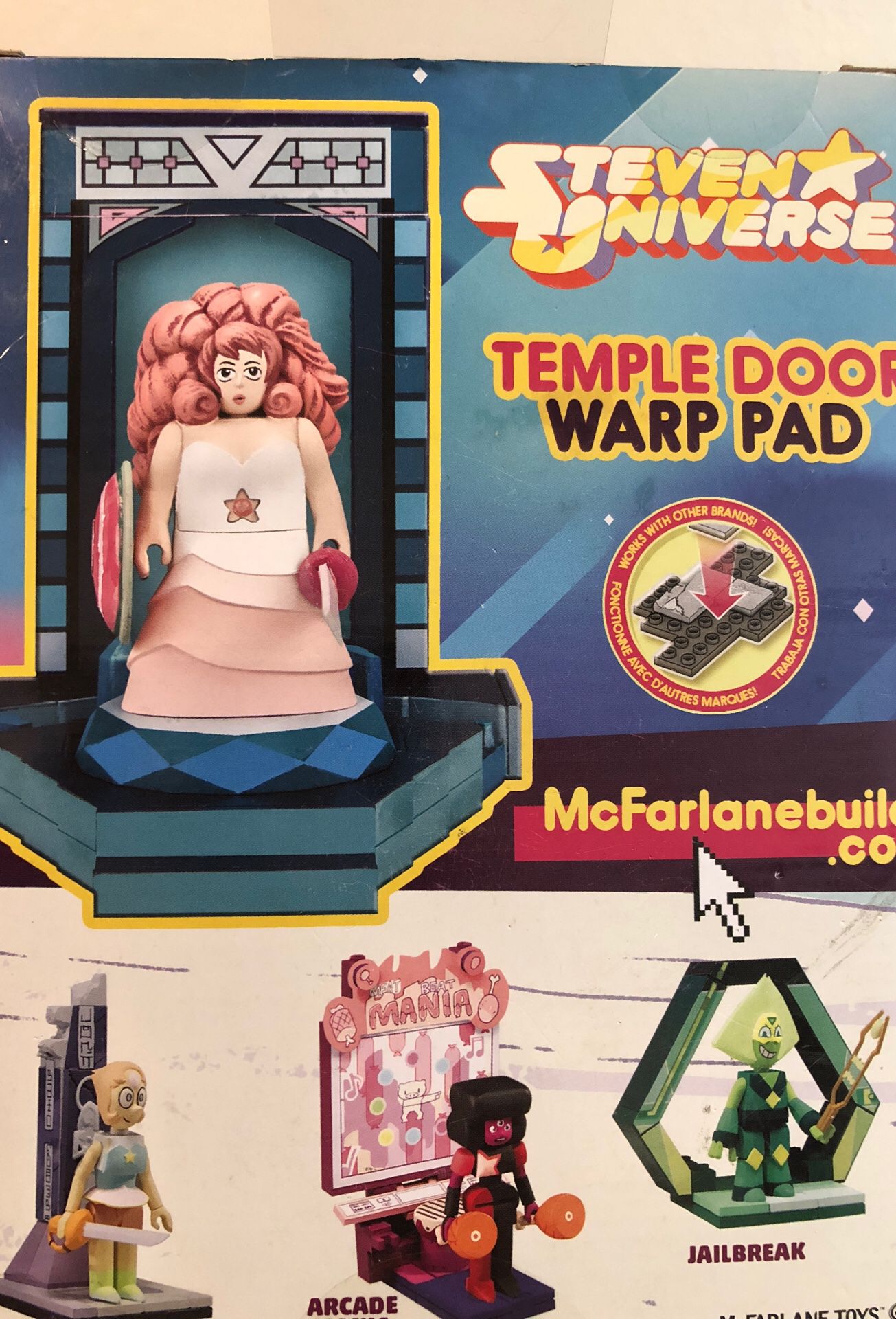 Stevens Universe Rose Quartz Temple Warp Pad (Nerd Toy) Cartoon Network lego