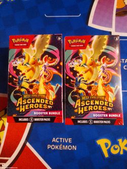 Ascended heroes booster bundles