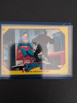 Vintage Topps Superman 2 sticker
