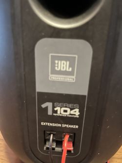 JBL 104-BT Compact Reference Monitors With Bluetooth Black