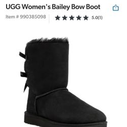 Woman's Uggs Black Size 10