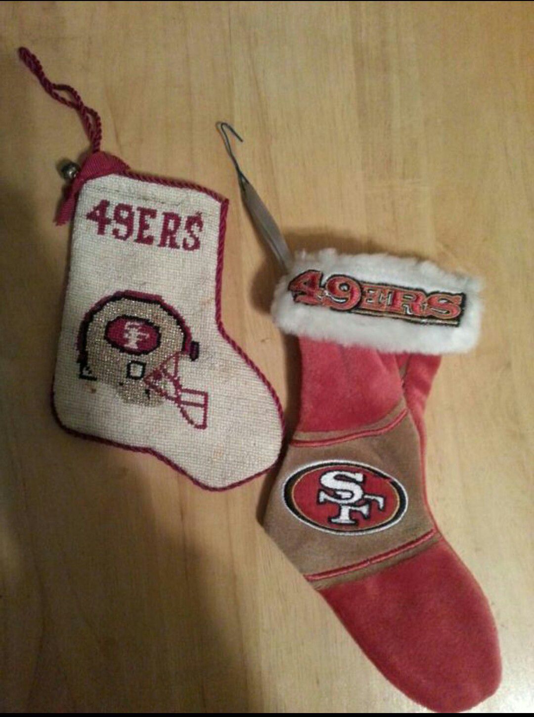 49ers Christmas Holiday Ornaments