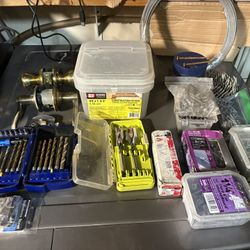 Various Hardware And Tool Bags