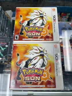 Pokemon Sun 3DS $40 Gamehogs 11am-7pm