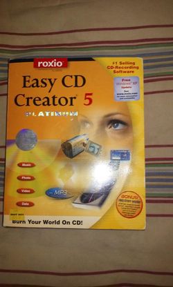 Easy CD Creator 5 platinum burn your world on CD software