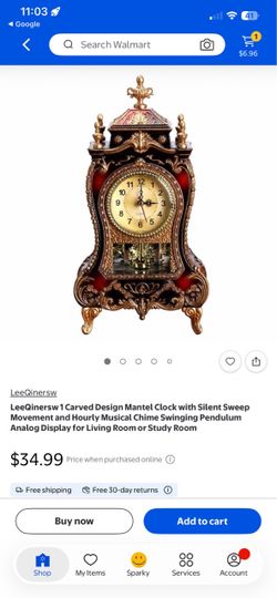 New small vintage clock