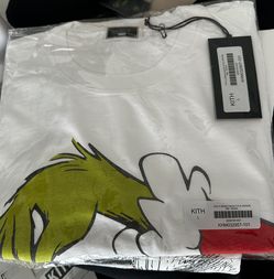 Kith X Grinch Book Title Vintage Tee Sz L 