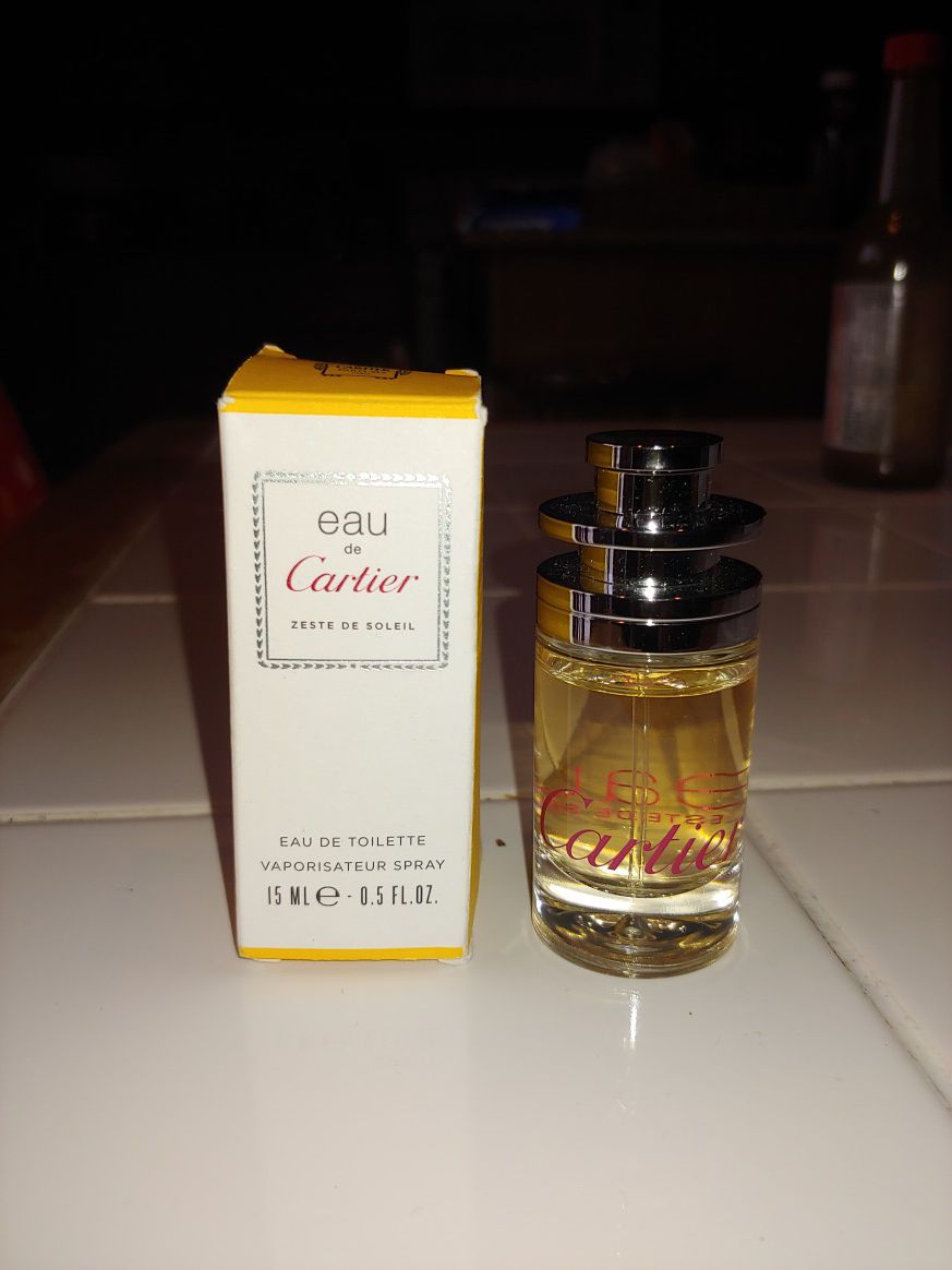 Cartier perfume travel size